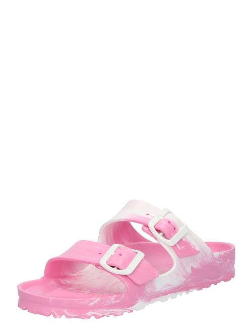 Se BIRKENSTOCK Pantoletter 'Arizona'  lyserød / pitaya / hvid ved About You