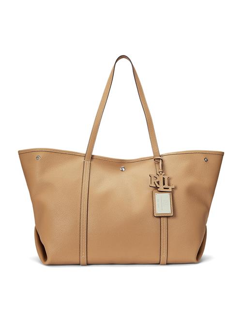 Lauren Ralph Lauren Shopper 'EMERIE'  camel / hvid