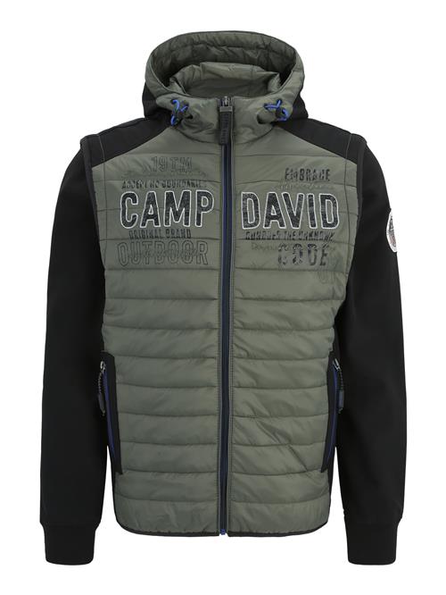 CAMP DAVID Overgangsjakke  khaki / sort / hvid