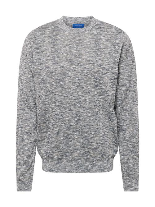 Se JACK & JONES Pullover 'Tampa'  natblå / grå / hvid ved About You