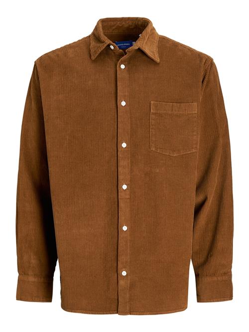 JACK & JONES Skjorte 'JORBLICHER'  cognac