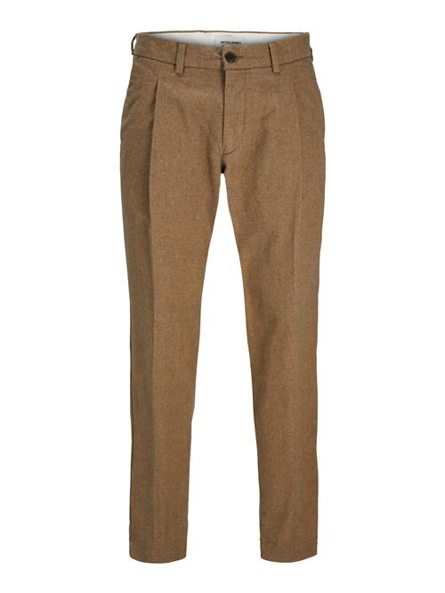 Se JACK & JONES Bukser med lægfolder  camel ved About You