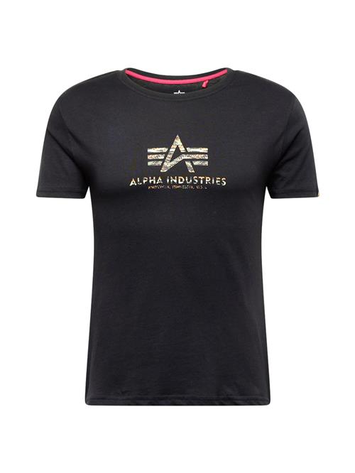 ALPHA INDUSTRIES Bluser & t-shirts  ecru / lysegrøn / orange / sort