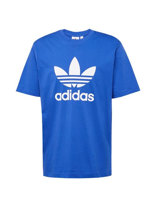 ADIDAS ORIGINALS Bluser & t-shirts 'Adicolor Trefoil'  blå / hvid