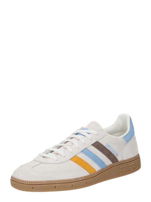 Se ADIDAS ORIGINALS Sneaker low 'HANDBALL SPEZIAL'  lyseblå / brun / sennep / naturhvid ved About You