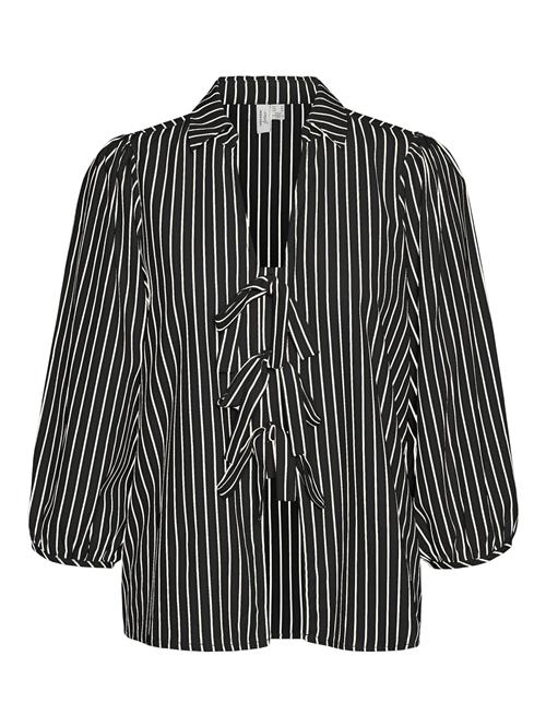 VERO MODA Bluse  sort / hvid