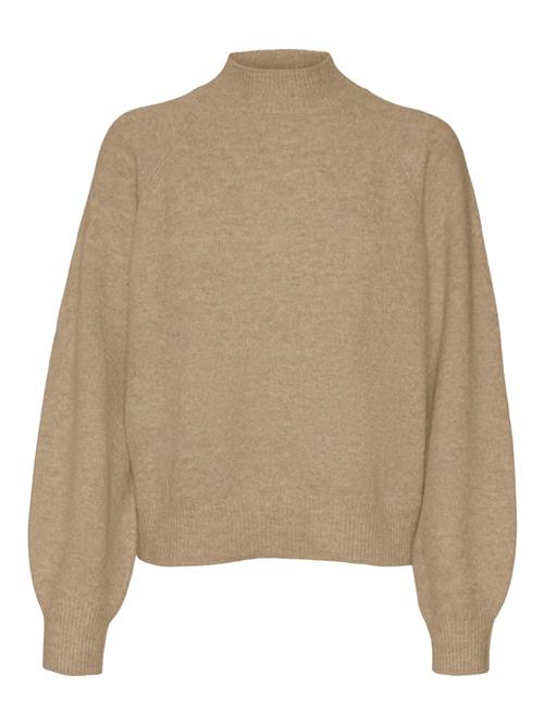 VERO MODA Pullover 'VMLEAF'  mørkebeige