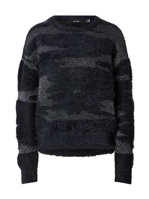 Se VERO MODA Pullover 'VMSADIE'  sort / sølv ved About You