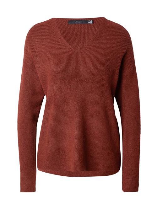 Se VERO MODA Pullover 'VMLEFILE'  mørkerød ved About You