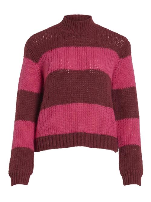 Se VILA Pullover 'Bailey'  pink / vinrød ved About You