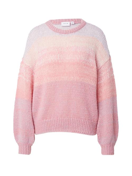 VILA Pullover 'Choca'  lilla / fersken / laks / pastelorange