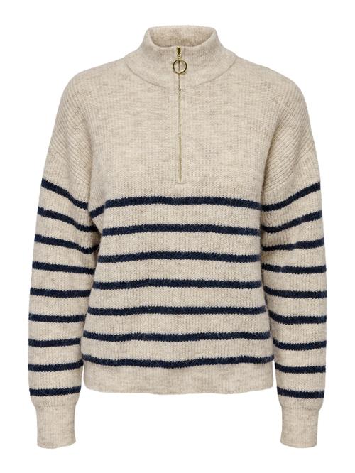 ONLY Pullover 'ONLTokyo'  beige-meleret / navy