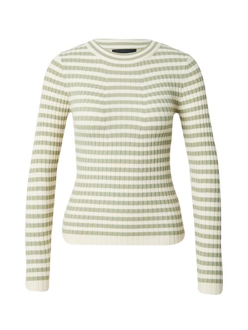 PIECES Pullover 'CRISTA'  beige / grøn