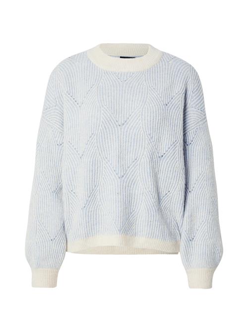 Se PIECES Pullover 'PCJENNA'  creme / lyseblå ved About You