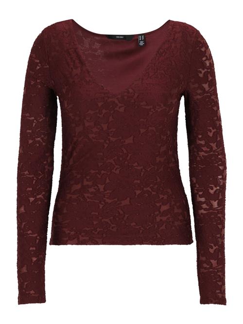 VERO MODA Shirts 'RIVA'  bordeaux