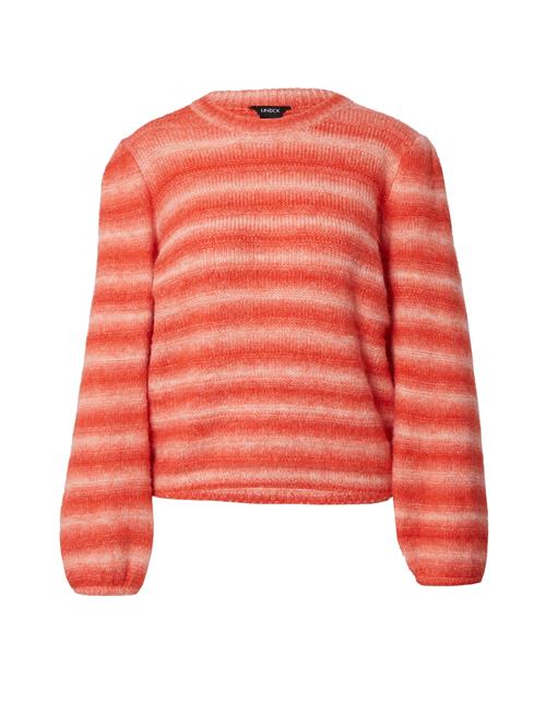 Se Lindex Pullover 'Gerd'  mørkeorange / hvid ved About You