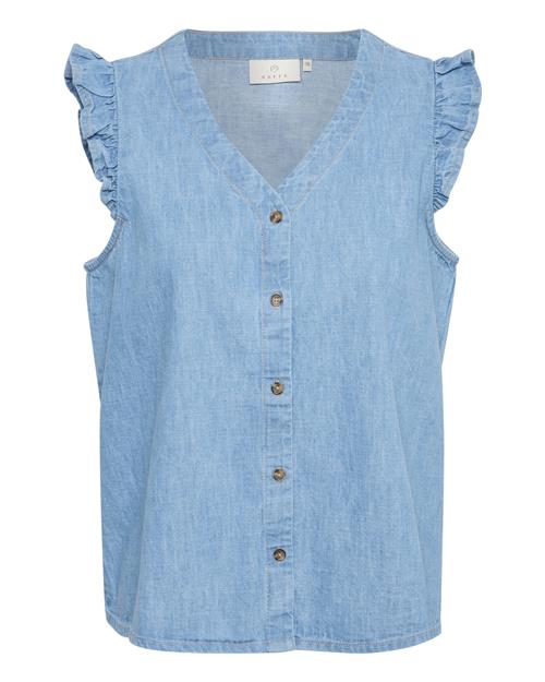 Se Kaffe Bluse 'Louise'  blue denim ved About You