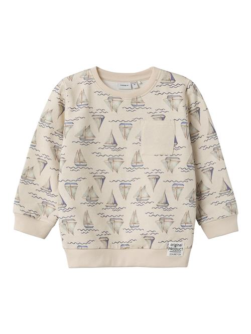 NAME IT Sweatshirt  beige / blå / brun / hvid