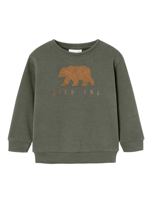 NAME IT Sweatshirt 'NMMOBEAR'  cognac / khaki