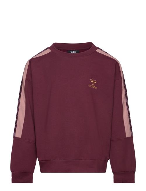 Hmlaudrey Sweatshirt Hummel Burgundy