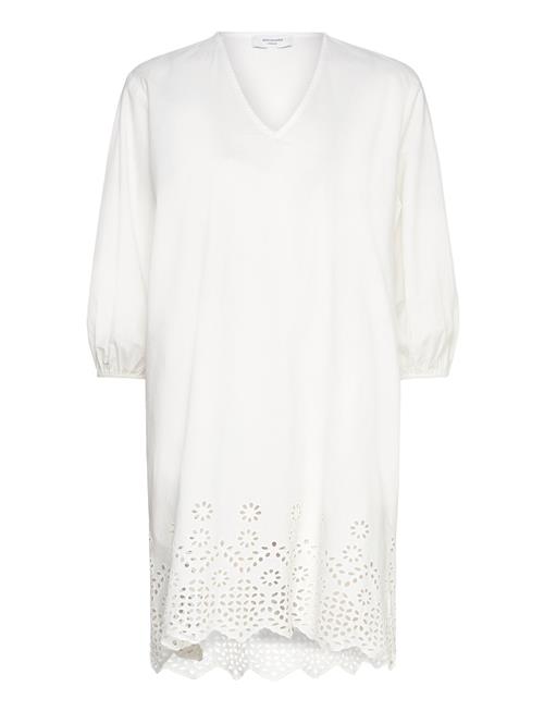 Cotton Dress W/ Embroidery Rosemunde White