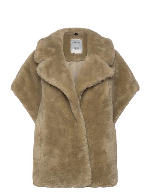 Cheedo Faux Fur Waistcoat Dante6 Beige