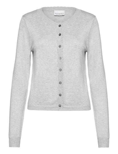 Se Noella Ayla Knit Cardigan Noella Grey ved Booztlet