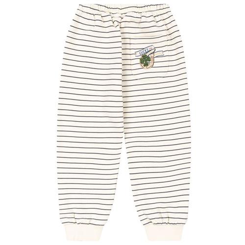 Konges Sløjd Amio Sweat Pants Antique White Ombre Blue | Hvid | 9 months