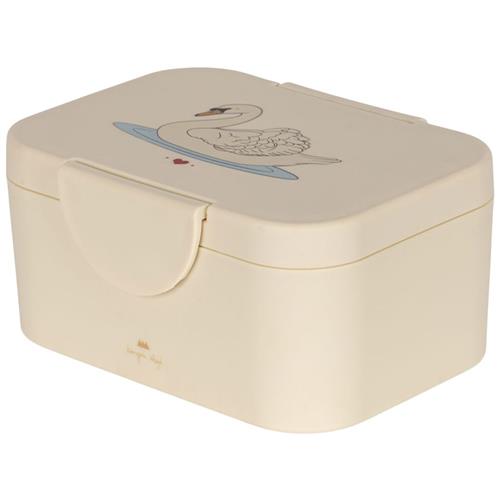 Se Konges Sløjd Lunch Box Swan Off White |  | 0 ved Babyshop