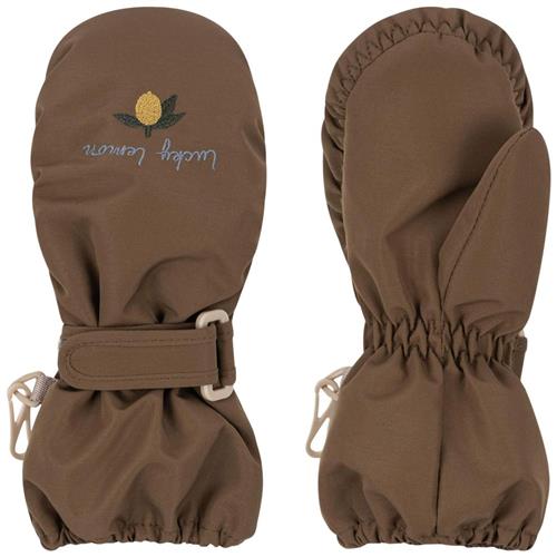 Se Konges Sløjd NOHR SNOW MITTENS WALNUT | Brun | 5-8 years ved Babyshop