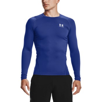 Under Armour 2P HeatGear LS Compression Shirt Kongeblå Medium Herre