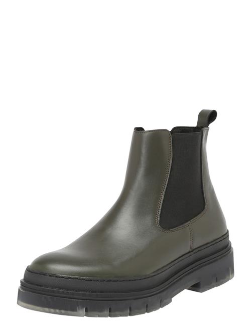 Se Karolina Kurkova Originals Chelsea Boots 'Carla'  khaki / sort ved About You