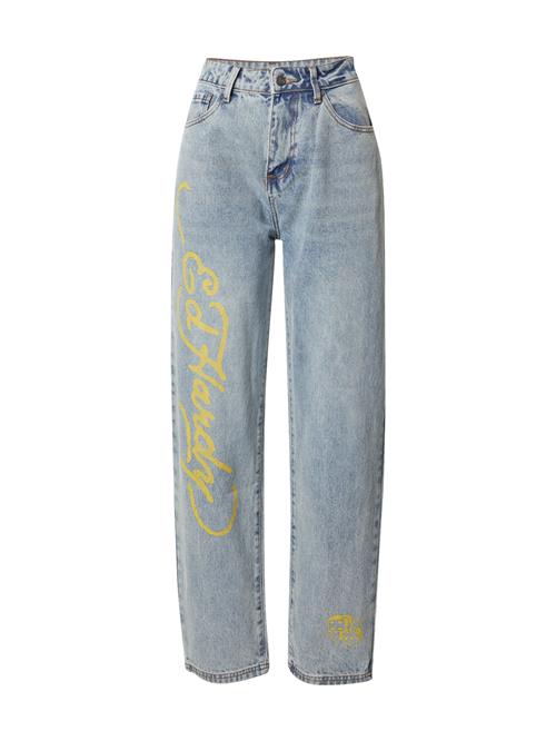 Se Ed Hardy Jeans 'BORN WILD'  blue denim / lemon / smaragd / sort ved About You