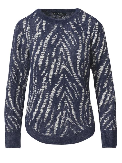 KOROSHI Pullover  navy / hvid