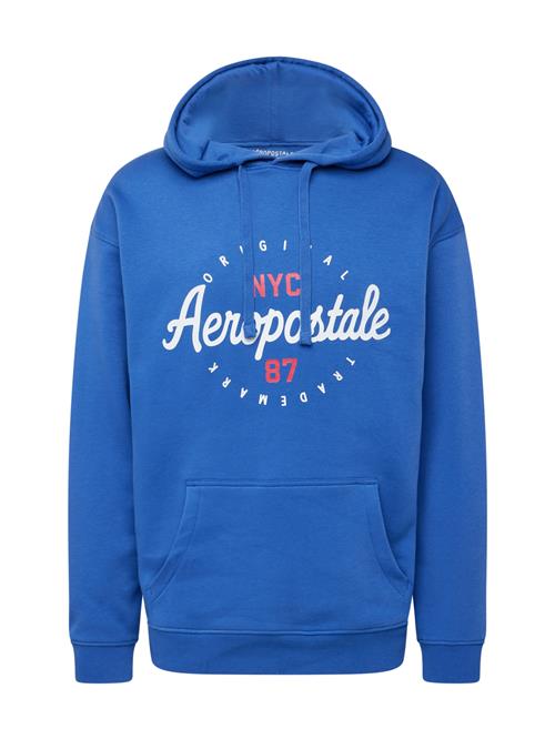 AÉROPOSTALE Sweatshirt  royalblå / cranberry / hvid