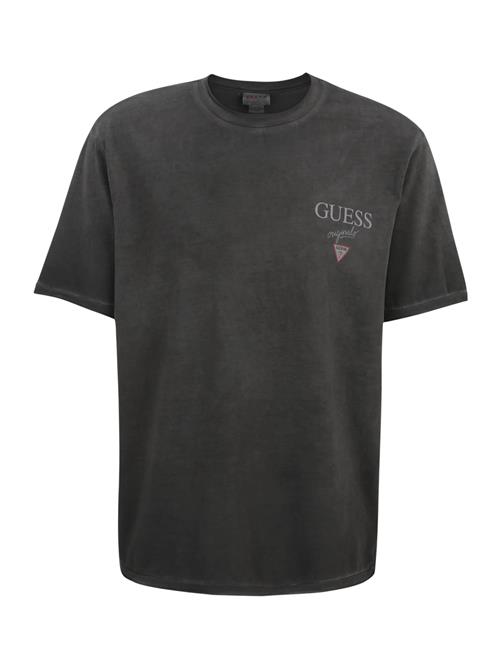 GUESS Originals Bluser & t-shirts  grå / sort