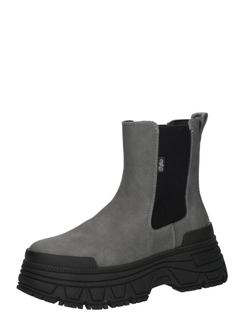 BUFFALO Chelsea Boots 'FUSION'  basalgrå / sort