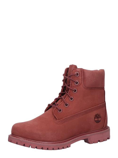 TIMBERLAND Snørestøvletter  pastelrød