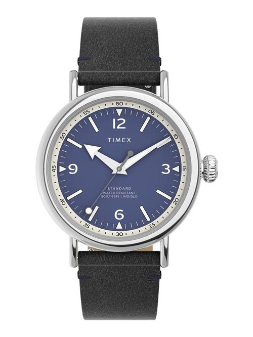 TIMEX Analogt ur  blå / sort / sølv