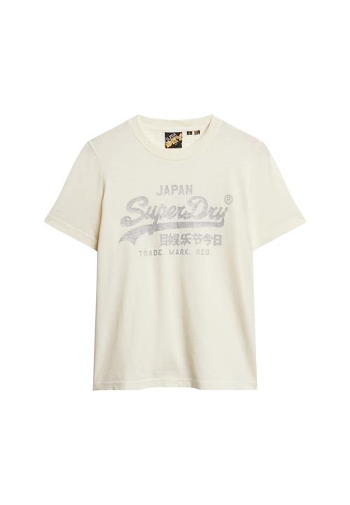 Se Superdry Shirts  creme / sølv ved About You