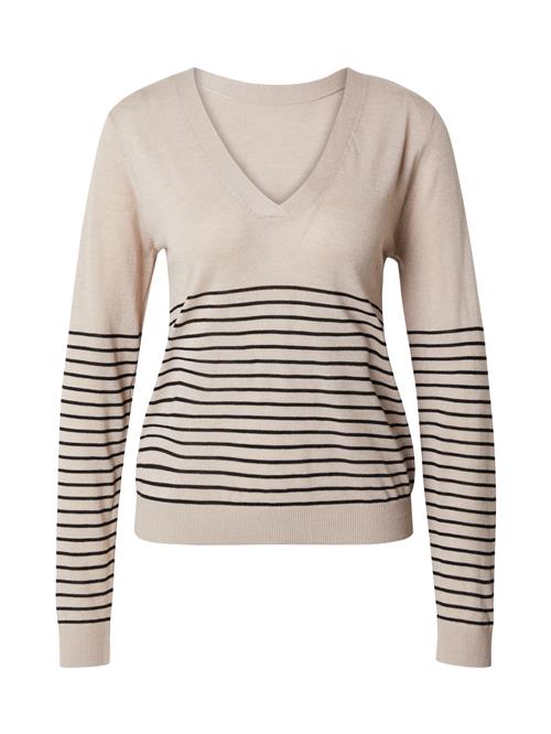 VILA Pullover 'Abella'  beige / sort