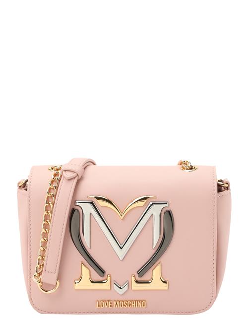 Love Moschino Skuldertaske 'Smart Daily'  guld / basalgrå / lyserød / sølv