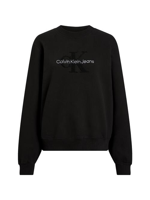 Calvin Klein Jeans Sweatshirt  sort / sølv