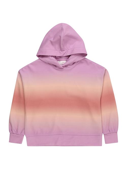 s.Oliver Sweatshirt  blomme / pudder / gammelrosa