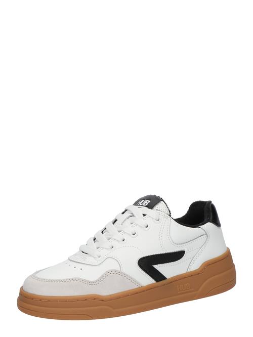 HUB Sneaker low 'Court L68'  greige / sort / hvid