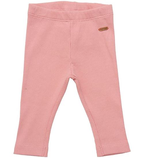 Se Minymo Leggings - Rib - Rose Tan ved KidsWorld