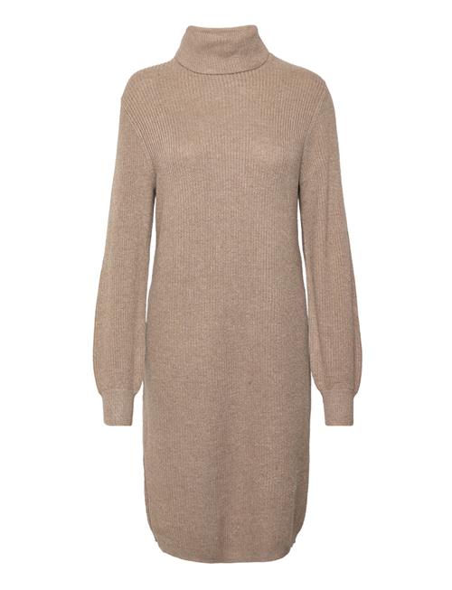 Object Objmalena L/S Rollneck Dress Object Beige