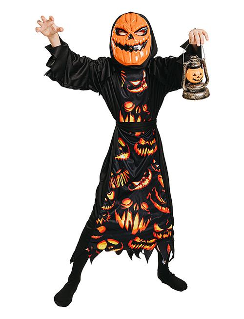 Costume Pumpkin Demon 146-152 Joker Patterned