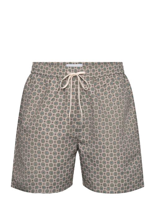 Les Deux Stan Aop Swim Shorts 2.0 Les Deux Brown