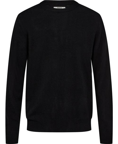 Se Magasin du Nord Collection Magasin Maryn 2 RWS Strik Lambswool Mand Black Sweaters Str S Uld ved Magasin